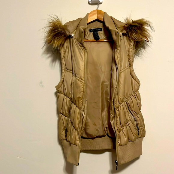 INC International Concepts Jackets & Blazers - Women’s Hooded Quilted Vest